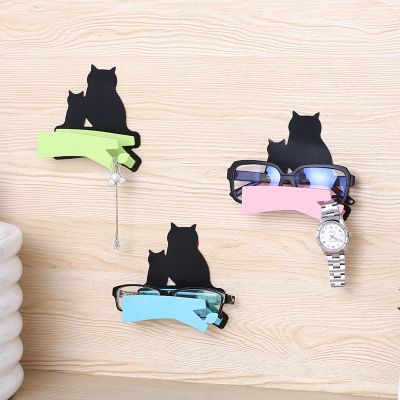 衛生間置物架眼鏡收納架雜物架 無痕壁掛浴室簡易層架儲物