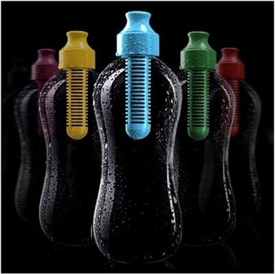 登山扣戶外便捷過濾水壺 登山扣過濾瓶 活性炭過濾水瓶