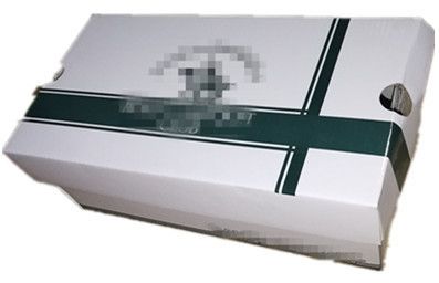 彩印三層瓦楞鞋盒飛機盒開窗包裝盒鞋盒天地蓋開天窗盒透明鞋盒