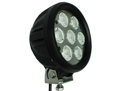 70W圓形汽車led工作燈 越野車頂射燈 聚泛光汽車工程射燈