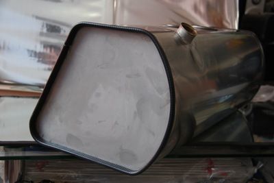 甲醇油箱 雙油路油箱 304不銹鋼 80L五邊形