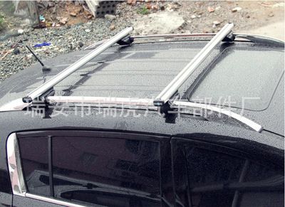 汽車行李架橫桿 通用車頂行李架 鋁合金帶鎖車載橫杠橫式橫軌