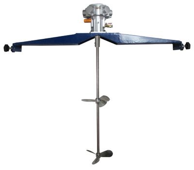 QJBC050A 橫板式氣動攪拌機|50加侖氣動攪拌機|IBC氣動攪拌器