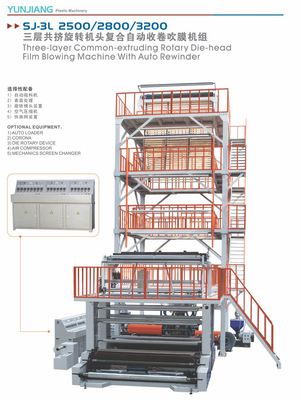 三層共擠吹膜機 三層共擠復合膜生產設備