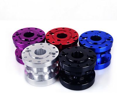 改裝方向盤轉換器40MM至70MM可調方向盤墊高器快拆器轉換雙層墊高