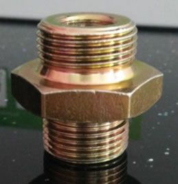 六角接頭螺栓 雙頭連接螺栓管接頭兩頭牙螺絲汽車配件