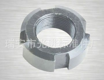 國標圓螺母 開槽鎖緊螺母 止退螺母四槽螺母