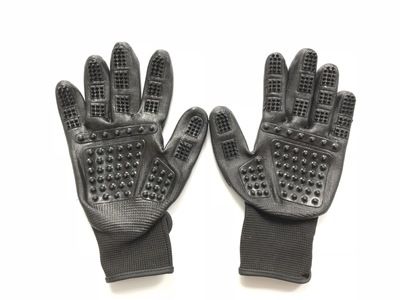 寵物梳毛擼毛清潔洗澡按摩環(huán)保橡膠手套