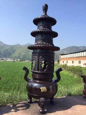 佛教法器 鐵寶鼎 銅寶鼎 仿古寶鼎