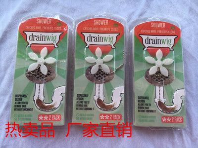 下水道毛發(fā)頭發(fā)清理器 廚房水槽管道清理鉤 浴室排水口防堵疏通器