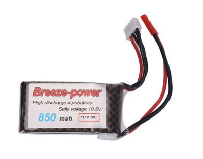 Breeze微風3s 11.1V 850mah 30C航模鋰電池 F3P四軸多軸用
