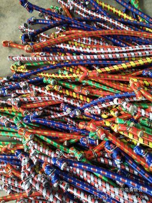 進口兒童花色彈力繩6-10mm圓皮筋乳膠彈力繩多用繩彩色皮筋繩