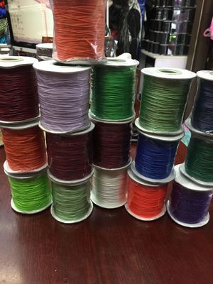 0.5mm韓國進(jìn)口環(huán)保蠟線，飾品配件，服裝輔料DIY