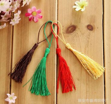 小清新學生用流蘇書簽 中國風盒裝勵志小流蘇繩多色