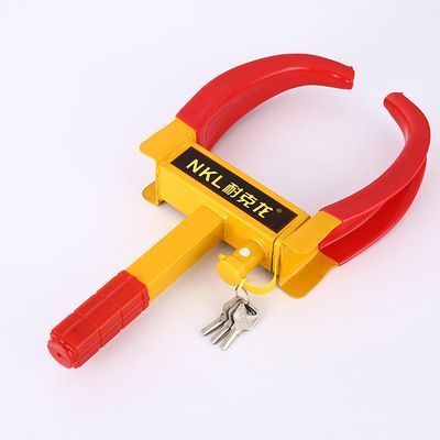 現(xiàn)貨汽車輪胎鎖 加厚防盜車輪鎖 通用停車鎖 汽車安全鎖車器車鎖