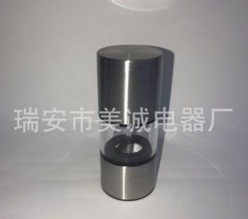 小型電池電動不銹鋼胡椒磨現(xiàn)磨現(xiàn)用鹽和胡椒撒調(diào)味瓶