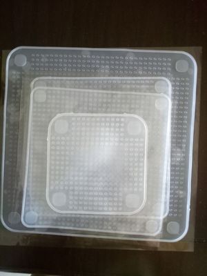 食品級硅膠保鮮膜 可重復使用冰箱密封保鮮蓋 多功能碗蓋4件套