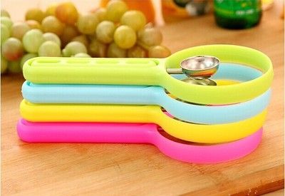 瓜果省力去皮挖瓤器2件套 水果刨 哈密瓜去皮器