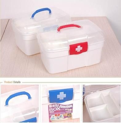 家用保健多用藥箱 家庭 中小號可選 家用醫療箱 急救藥箱