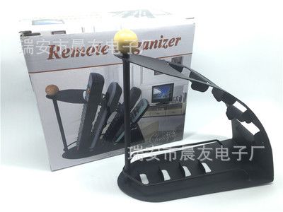 四格收納架遙控架鐵藝遙控架創(chuàng)意桌面遙控器架
