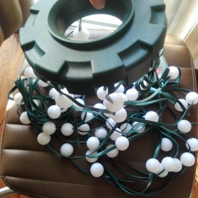 圣誕樹裝飾品燈串 LED節(jié)日彩燈閃燈遙控戶外燈泡