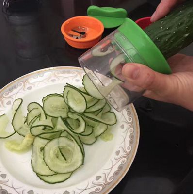 三件套多層自由組合切絲器 蔬菜螺旋刨絲器 三層黃瓜.蘿卜.土豆切