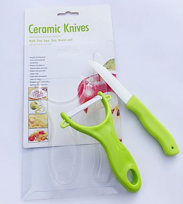 陶瓷削皮器2件廚房刀具陶瓷水果刀 吸卡裝