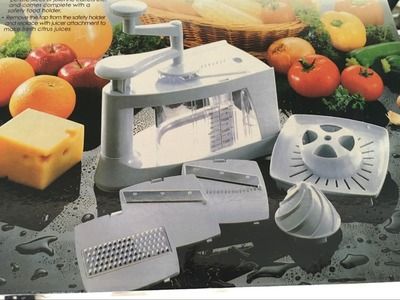 多功能切菜器刨絲器 八合一手搖旋轉推進式切菜器 削菠蘿器