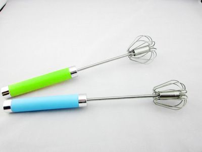 旋轉(zhuǎn)打蛋器半自動(dòng)不銹鋼-皇冠頭打蛋器#單只裝手壓式 廚房小工具