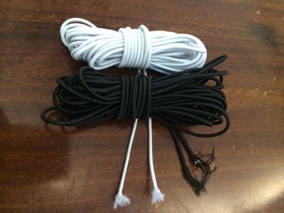 泰國進(jìn)口橡筋繩、彈力繩、圓松緊帶2MM彈力繩/0.8mm止12mm