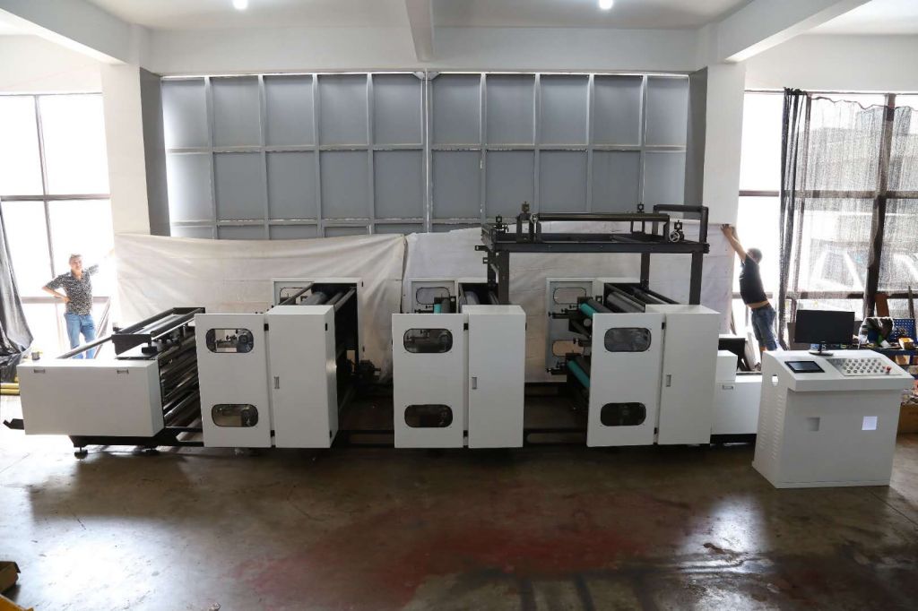 JCJZ 八色機組式全自動高速高清柔版印刷機 紙盒印刷機