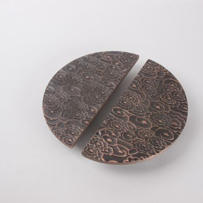 中式仿古大門(mén)拉手定制玻璃門(mén)把手圓推拉門(mén)古銅把手半圓形雙