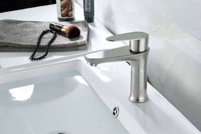 不銹鋼304面盆龍頭 雙聯式不銹鋼水龍頭