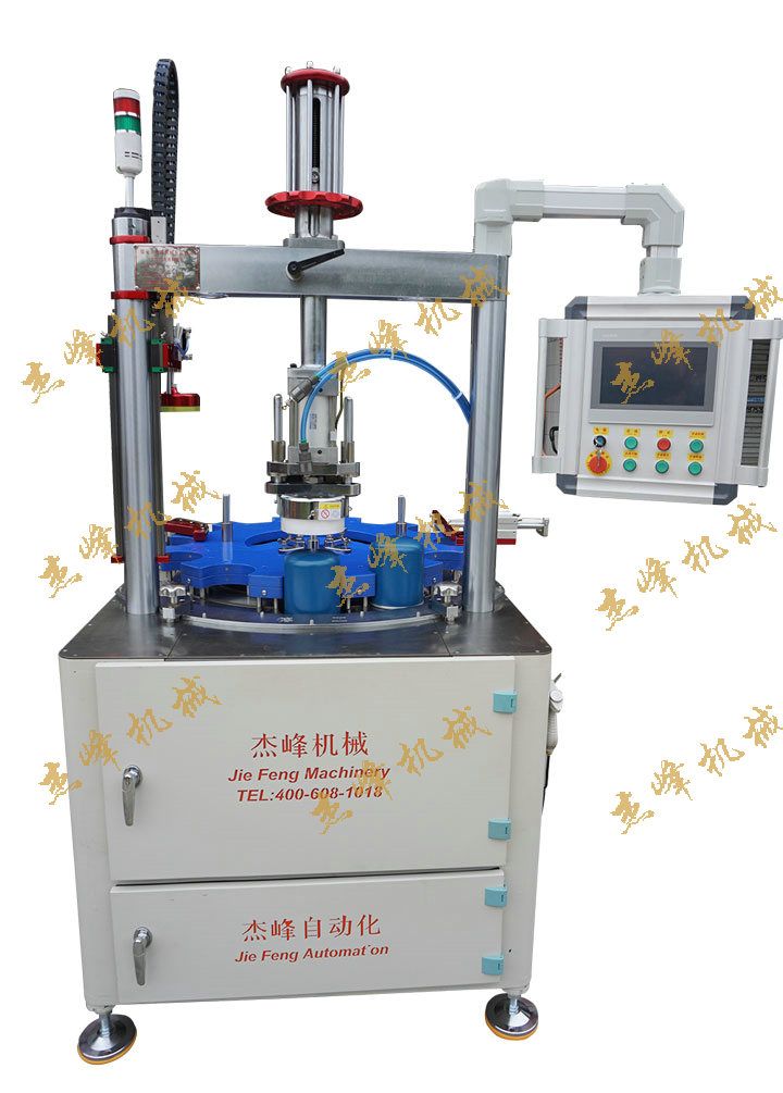 全自動(dòng)轉(zhuǎn)盤式高速封罐生產(chǎn)線01