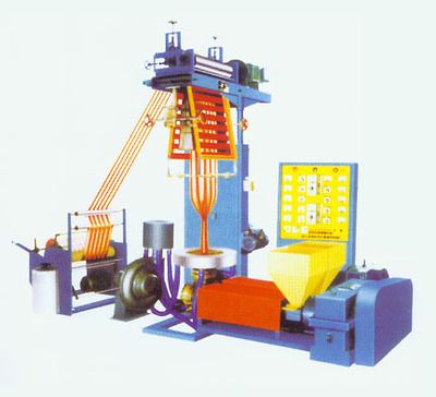 高速pe吹膜機雙頭塑料薄膜吹膜機雙色塑料吹膜機小型塑料吹膜機