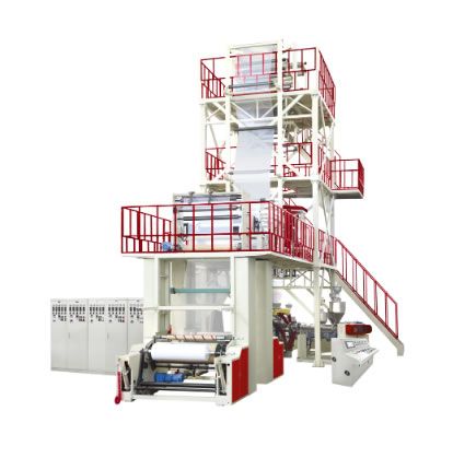  三至七層共擠上牽引旋轉吹膜機組