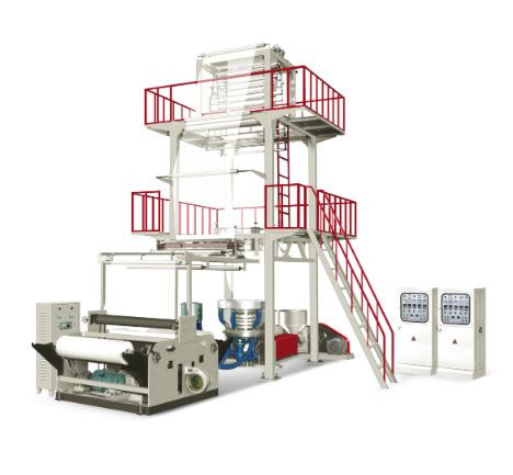  兩層共擠機頭旋轉吹膜機組