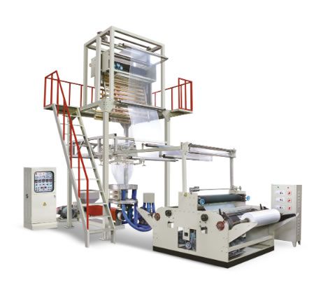  旋轉雙收吹膜機組