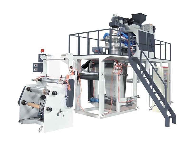 旋轉(zhuǎn)機頭聚丙烯吹膜機組