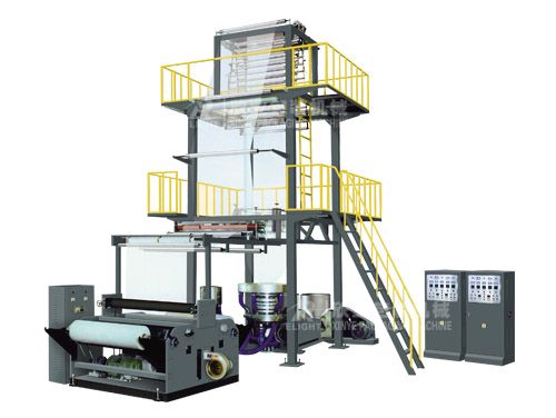 兩層共擠旋轉機頭吹膜復合機組