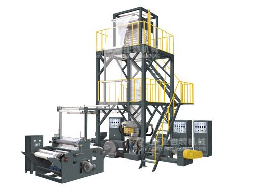 三層共擠旋轉(zhuǎn)機(jī)頭吹膜復(fù)合機(jī)組