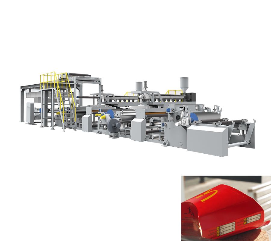 全自動高速雙面液壓無軸淋膜機(jī)