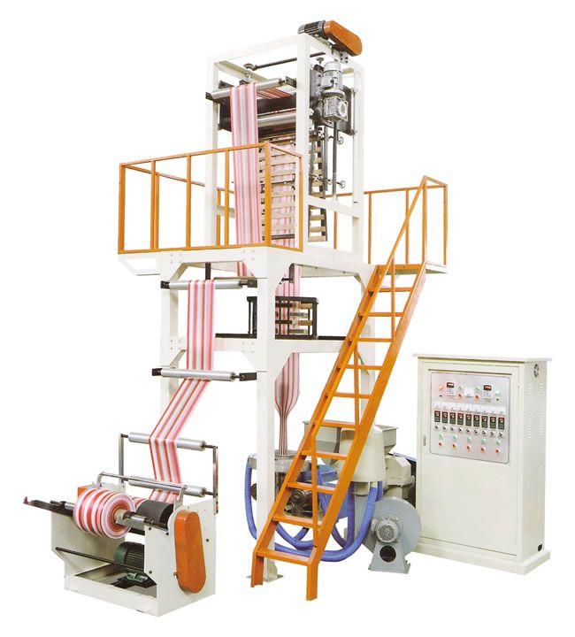 雙色彩條吹膜機