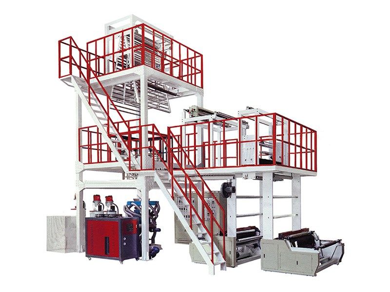 LDPE 2層共擠旋轉(zhuǎn)機頭吹膜機