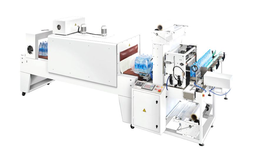 BMD-800A 礦泉水、自動熱收縮包裝機（袖口式）可與自動灌裝機配套