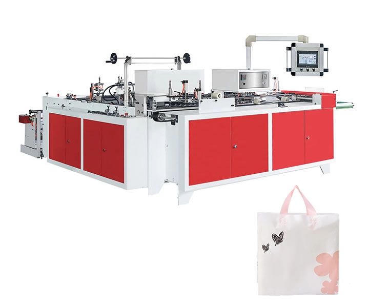 新款塑料底封燙把服裝袋生產(chǎn)設備