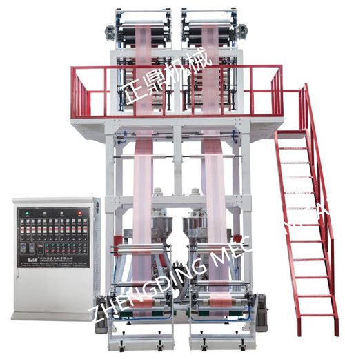 ZDSJ500X2型 ABA三層共擠雙機頭吹膜機