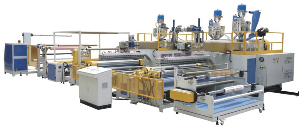 5層氣泡膜鋁膜機（3條螺桿擠出）