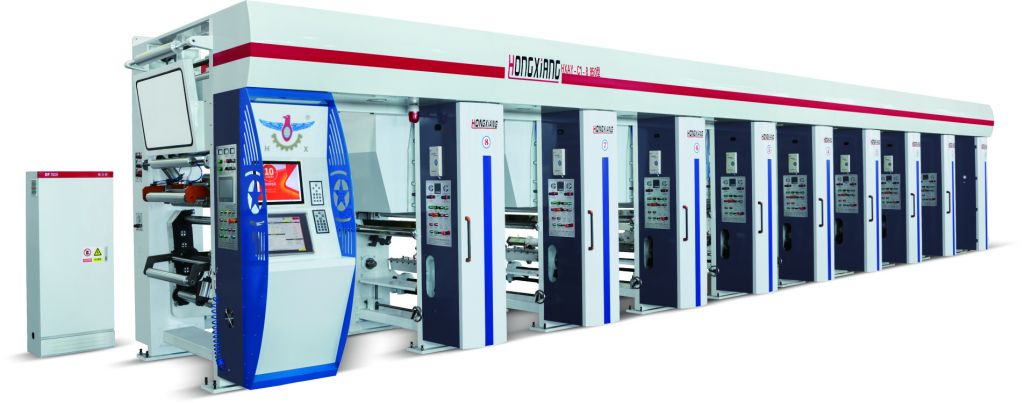 HXAY800/1100C1型凹版全自動電腦套色彩印機(三電機)